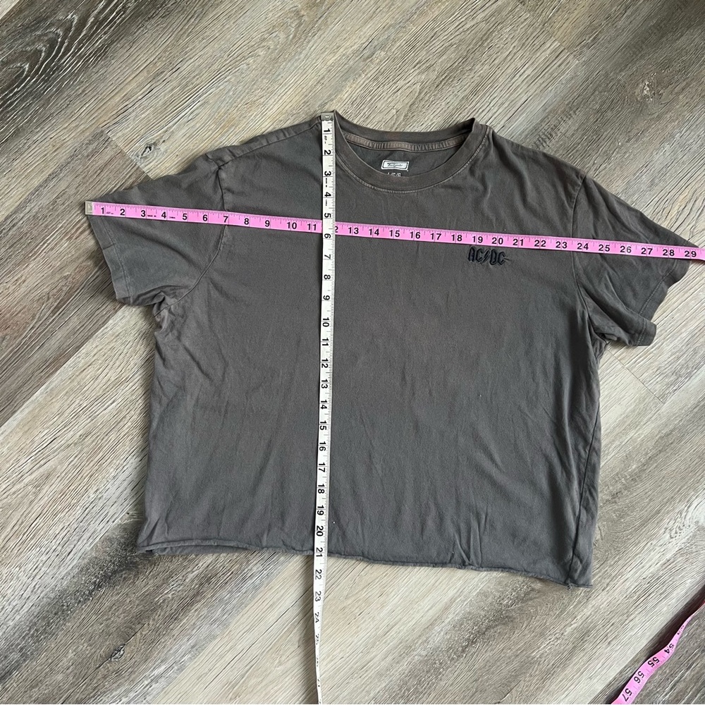 Ac/Dc Cropped Tee - image 4